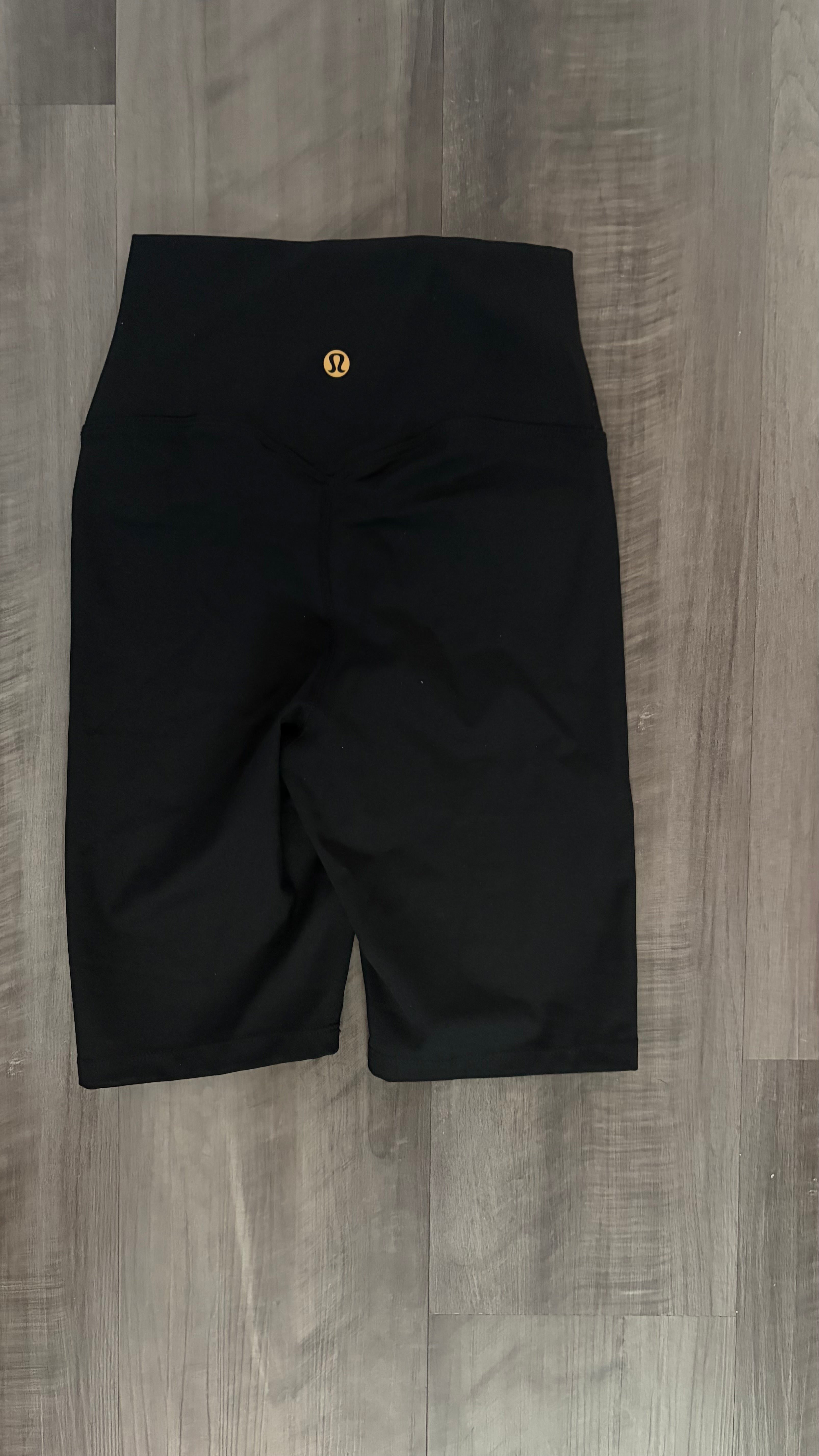 Black w Gold Zipper Lululemon Define Jacket & Shorts Set(Size 2)